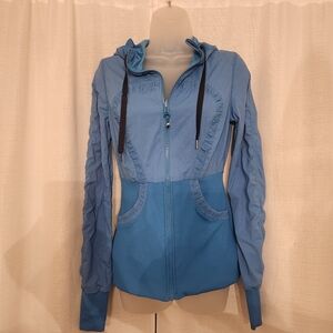 Lululemon Athletica Dance Studio Full Zip Revesable Jacket. Size 8